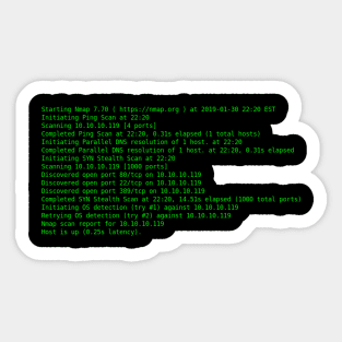 Nmap Ping Scan Sticker